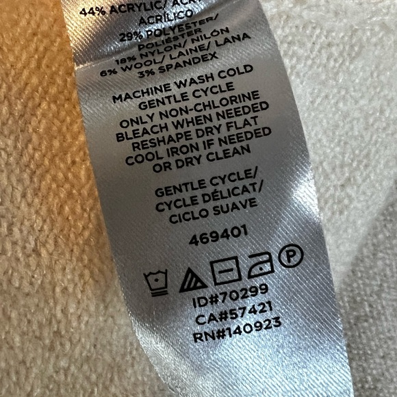 LOFT plus cream cardigan with pockets new with tags NWT size 16/18 - Picture 8 of 11